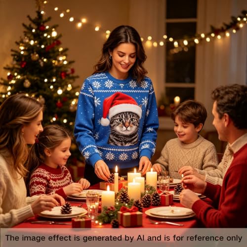 Ugly Couples Christmas Sweater Funny 3D Print - Image 3