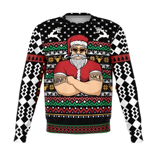 Santa'S Bouncer Sweatshirt | Unisex Ugly Christmas Sweater, Xmas Sweater, Funny Holiday Sweater, Funny Shirt