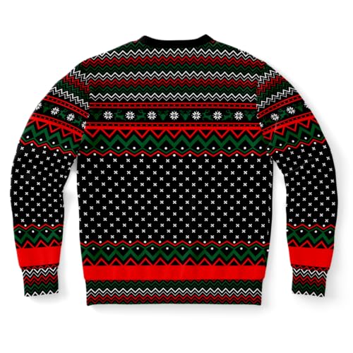 I Deliver All Year Long Christmas Sweatshirt | Unisex Ugly Christmas Sweater, Xmas Sweater, Funny Holiday Sweater, Funny Party Shirt L Green - Image 3