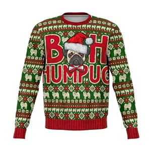Bah Humpug Pug Christmas Jumper