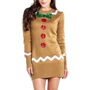 Tipsy Elves Christmas Sweater Dresses For Women - Cute Winter Themed Dresses - Instant Holiday Outfits 22 41H19J9Dwfl. Ss300