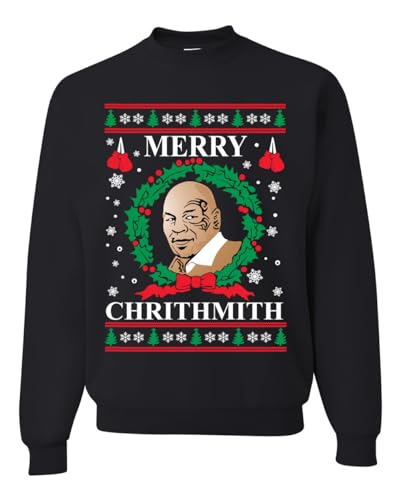 Merry Chrithmith Ugly Christmas Sweater Unisex Crewneck Sweatshirt 1 Merry Chrithmith Ugly Christmas Sweater Unisex Crewneck Sweatshirt