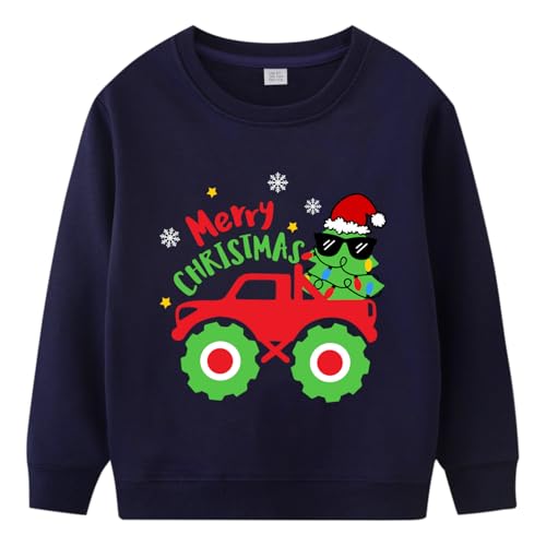 Boys Girls Christmas Sweatshirt Toddler Kids Ugly Xmas Sweater Style Santa Shirt Tops Clothes 1-7 Years