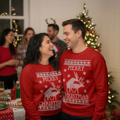 Tstars Cat Santa Claws T-Rex Ugly Christmas Sweatshirt Men Funny Festive