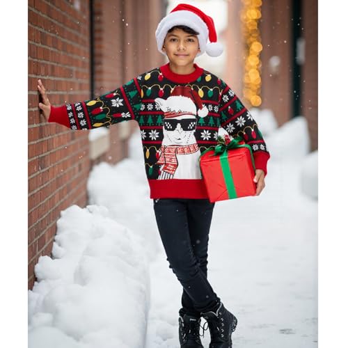 Toddler Boys Girls Christmas Sweatshirt Long Sleeve Baby Santa Claus Sweaters Xmas Winter Clothes 2-7T - Image 2