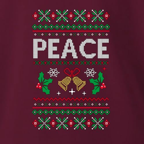 I Come In Peace Couples Sweatshirt Ugly Christmas Matching Crewneck Sweater - Image 3