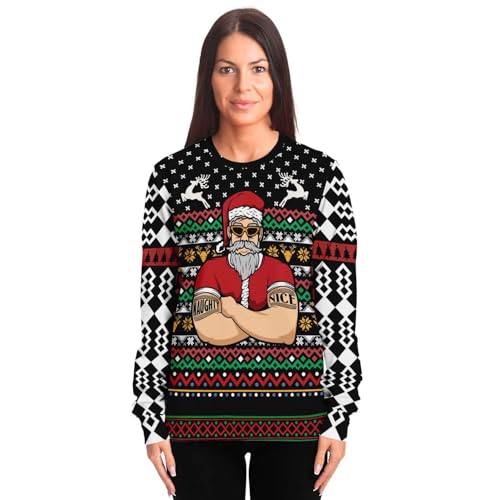 Santa'S Bouncer Sweatshirt | Unisex Ugly Christmas Sweater, Xmas Sweater, Funny Holiday Sweater, Funny Shirt - Image 4