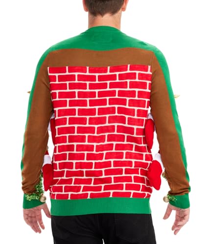 Tipsy Elves Light Up Ugly Christmas Sweaters For Men - Funny Holiday Pullover With Led Lights For Winter Gatherings 5 Tipsy Elves Light Up Ugly Christmas Sweaters For Men