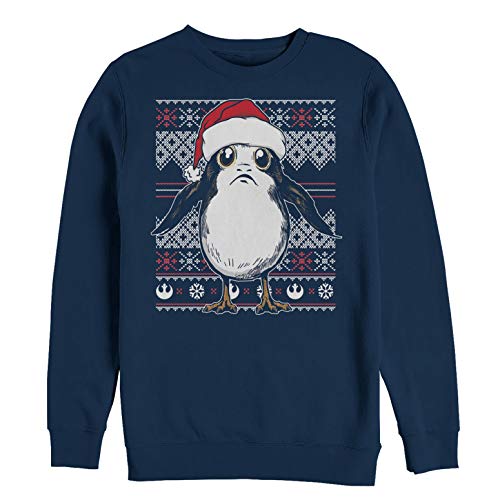 Star Wars Men’S Officially Licensed Star Wars Porg Sweater Crew Fleece