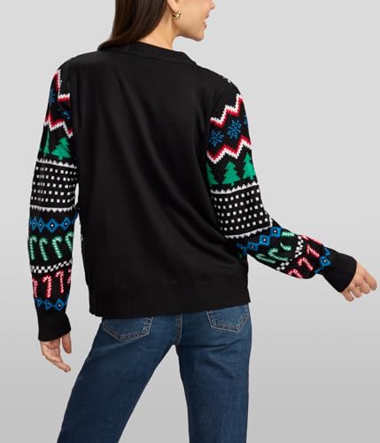 Tipsy Elves Classic Cute Cardigan Ugly Christmas Sweaters For Women With Fun Patterns And Animals 2 Tipsy Elves Classic Cute Cardigan Ugly Christmas Sweaters For Women With Fun Patterns And Animals - Image 2