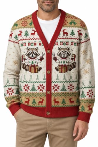 Error 404 Silent Night Not Found Gingerbread Christmas Cardigan