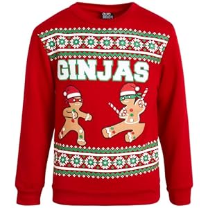 Quad Seven Boys' Fleece Christmas Sweatshirt