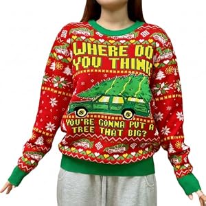 Ugly Christmas Sweater 2025 – Knitted Sweater – Xmas Ugly Sweatshirt – Gifts For Christmas 22 Ugly Christmas Sweater 2025