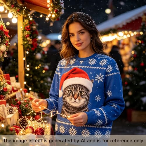 Ugly Couples Christmas Sweater Funny 3D Print - Image 6