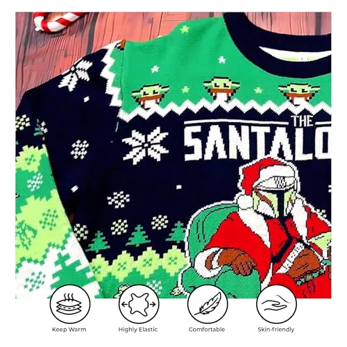 Leg Lamp Christmas Sweater Women - Star Santalorian Ugly Sweaters Men - National Snarky Xmas Sweater - Image 4