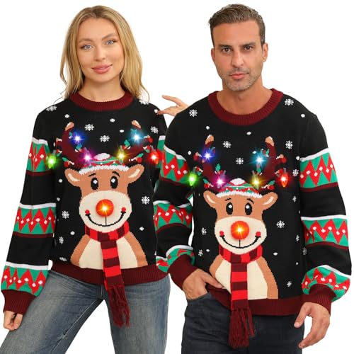 Ugly Christmas Sweater Women Men