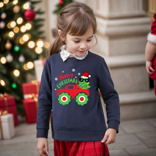 Boys Girls Christmas Sweatshirt Toddler Kids Ugly Xmas Sweater Style Santa Shirt Tops Clothes 1-7 Years - Image 4
