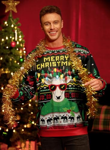 Arvilhill Men'S Ugly Christmas Funny Sweatshirt Loose Fit Adult Xmas 3D Print Sweater For Holiday (S-3Xl) - Image 4