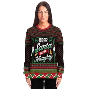 'Define Naughty' Christmas Jumper, Unisex