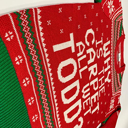 Why Is The Carpet All Wet Todd Ugly Christmas Sweater Red