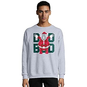 Hanes Mens Ugly Christmas Sweatshirt