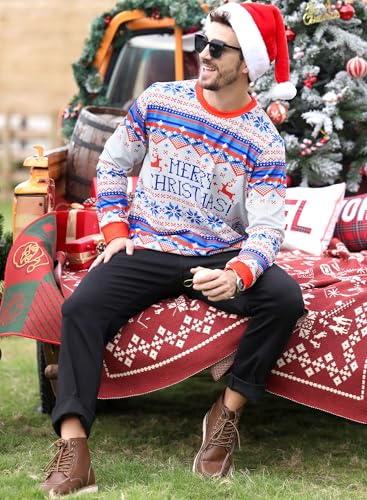 Men'S Ugly Christmas Funny Graphic Long Sleeve Unisex Sweatshirt (S-3Xl) - Image 6