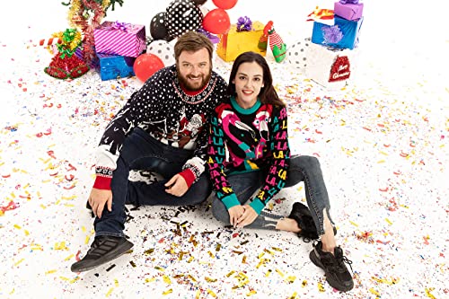 Light Up Ugly Christmas Sweater For Men,Led Funny Xmas Pullover For Party - Image 5