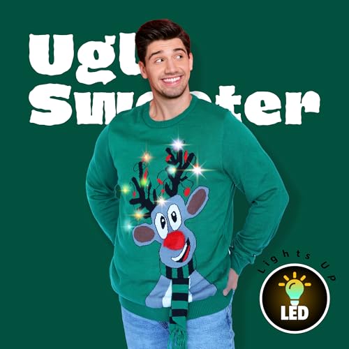 Blackbark Led Ugly Christmas Sweater