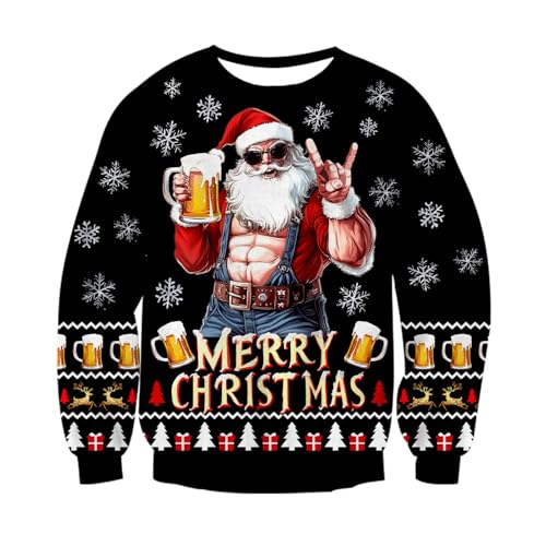 Unicomidea Ugly Christmas Sweater Men Long Sleeve Women Xmas Sweatershirt Pullover 1 Unicomidea Ugly Christmas Sweater Men Long Sleeve Women Xmas Sweatershirt Pullover