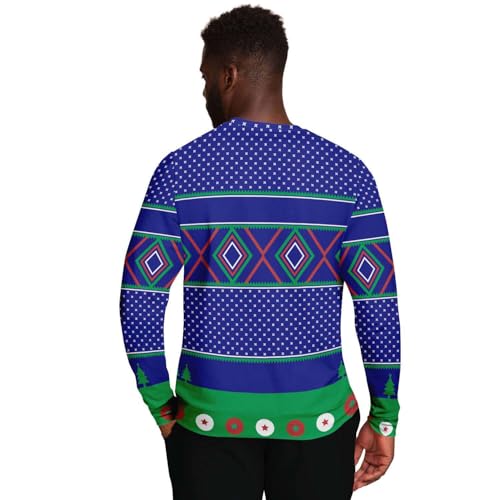 Merry Fishmas Sweatshirt | Unisex Ugly Christmas Sweater, Xmas Sweater, Funny Holiday Sweater, Funny Shirt - Image 3