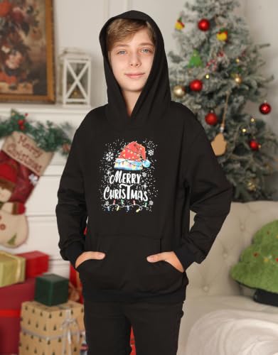 Unicomidea 7-14T Boys Christmas Sweatshirt Thanksgiving Halloween Hoodies - Image 3