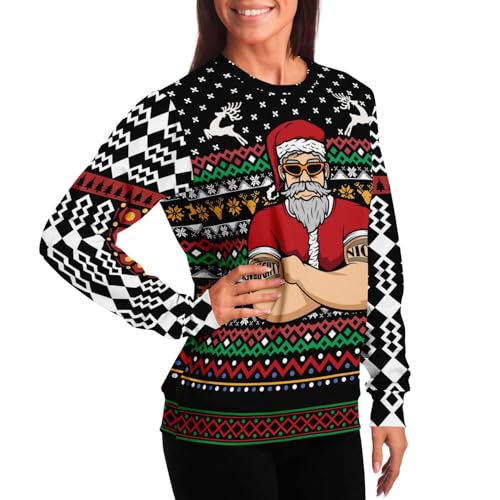 Santa'S Bouncer Sweatshirt | Unisex Ugly Christmas Sweater, Xmas Sweater, Funny Holiday Sweater, Funny Shirt - Image 6