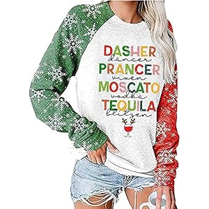 Reindeer Drinks Names Christmas Sweatshirt