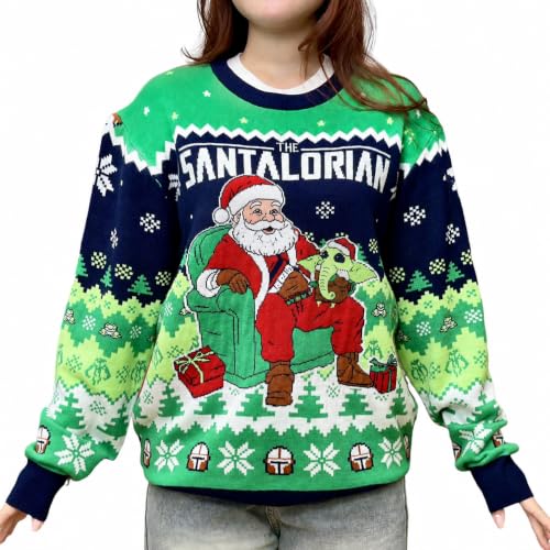 Leg Lamp Christmas Sweater Women - Star Santalorian Ugly Sweaters Men - National Snarky Xmas Sweater
