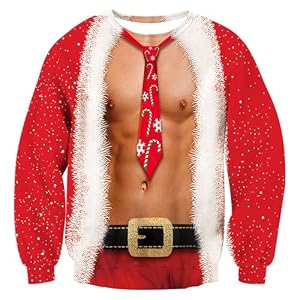 Raisevern Ugly Christmas Pullover For Men And Women