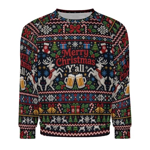 Blissboy Novelty Christmas Pullover Funny Fashion Graphic Sweatshirts 3 Blissboy Novelty Christmas Pullover Funny Fashion Graphic Sweatshirts - Image 3