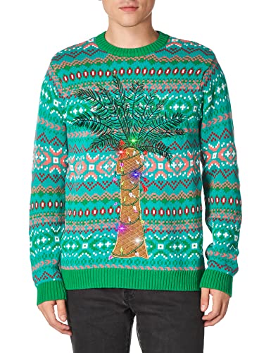 Blizzard Bay Mens Ugly Christmas Sweater Light Up