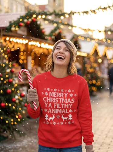 Ugly Christmas Sweatshirts For Adults Funny Holiday Season Crewnecks With Movie Quotes And Designs - Image 6