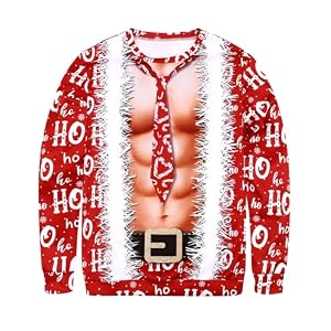 Funny World Mens Ugly Christmas Sweatshirt Funny Xmas​sweater