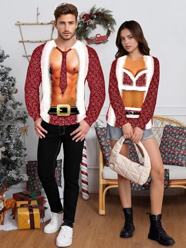 Funny Ugly Christmas Sweatshirt For Men Women, Holiday Pullover Sweater, Unisex Xmas Party Tops - Image 6