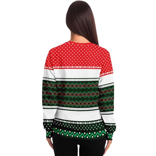 Magical Unicorn Sweatshirt | Unisex Ugly Christmas Sweater, Xmas Sweater, Holiday Sweater, Funny Sweater, Funny Shirt M Green - Image 6