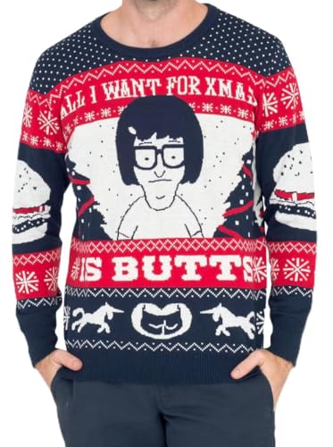 Tina All I Want For Xmas...bob'S Burgers Funny Christmas Sweater