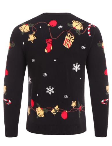 Coofandy Ugly Christmas Sweater Mens Crewneck Long Sleeve Sweaters Pullover 5 Coofandy Ugly Christmas Sweater Mens Crewneck Long Sleeve Sweaters Pullover - Image 5
