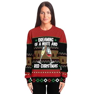 Dreaming Of A White &Amp; Red Christmas Jumper