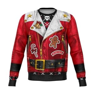 Bad Santa Christmas Jumper, Red