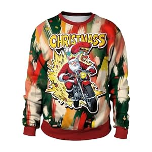 3D Print Funny Christmas Sweatshirt, Men'S And Women'S