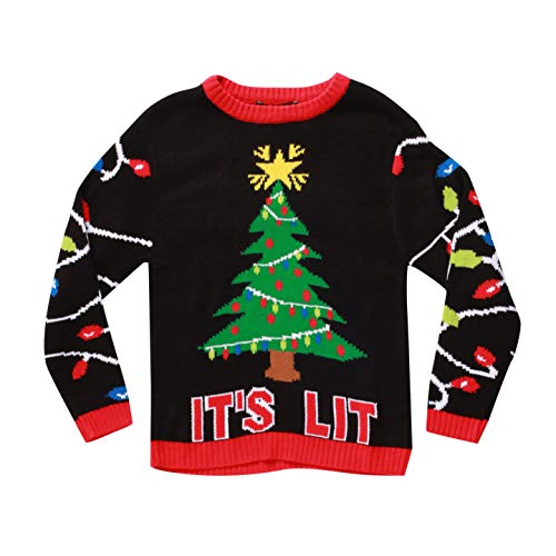 #Followme Ugly Christmas Sweater For Girls Holiday Party Outfit