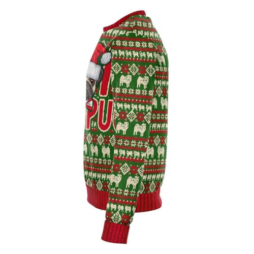 Bah Humpug Ugly Xmas Sweater Sweatshirt - Image 3