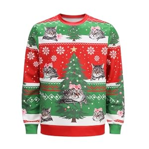 Unisex 3D Digital Print Christmas Jumper