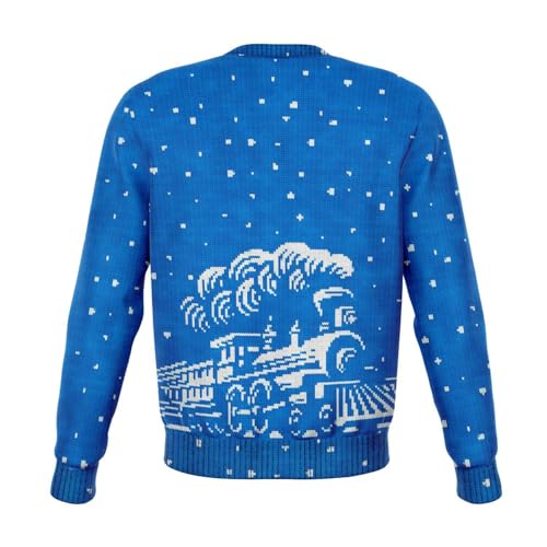 Pipolar Express Christmas Sweatshirt | Unisex Ugly Christmas Sweater, Xmas Sweater, Holiday Sweater, Festive Sweater - Image 2
